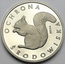PRÓBA NIKIEL 1000 zł złotych 1985 Wiewiórka RZADKA