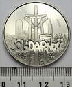 PRÓBA NIKIEL 100000 zł 1990 Solidarność 32 mm (1)