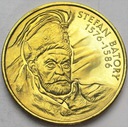 2 zł, złote 1997 Stefan Batory BARDZO ŁADNY