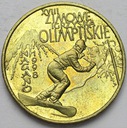 2 zł złote 1998 Nagano Zimowe Igrzyska Olimpijskie