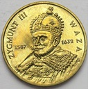 2 zł, złote 1998 Zygmunt III Waza