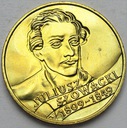 2 zł, złote 1999 Juliusz Słowacki