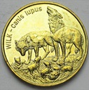 2 zł, złote 1999 Wilk Wilki