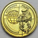 2 zł, złote 1999 Wstąpienie Polski do NATO