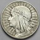 10 zł złotych 1932 Głowa kobiety, babka, Polonia