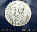 10000 zł złotych 1987 Jan Paweł II