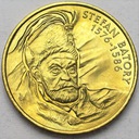 2 zł, złote 1997 Stefan Batory PIĘKNY