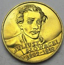 2 zł, złote 1999 Juliusz Słowacki