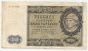 1940 500 zł Pięćset Złotych seria A Góral