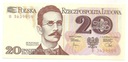 1982 20 zł złotych, Traugutt, seria B