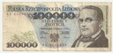 1990 100000 zł złotych Moniuszko seria AE
