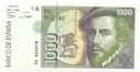 Banknot Hiszpania 1992 1000 Peset Mil Pesetas