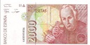Banknot Hiszpania 1992 2000 Peset Dos Mil Pesetas