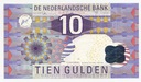 Banknot Holandia 1997 10 Tien Gulden