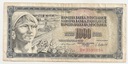Banknot Jugosławia 1981 1000 Dinarów