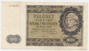 1940 500 zł Pięćset Złotych seria A Góral