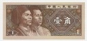 Banknot Chiny 1980 1 Jiao