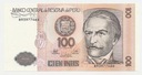 Banknot Peru 1987 100 Intis