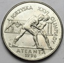 2 zł, złote 1995, Atlanta Zapasy