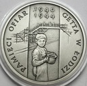 20 zł złotych 2004 Pamięci Ofiar Getta w Łodzi