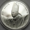 10 zł złotych 1998 Jan Paweł II 20-l Pontyfikatu