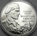 10 zł złotych 2002 Generał Władysław Anders