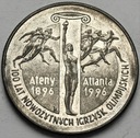 2 zł, złote 1995, 100 lat igrzysk Ateny Atlanta