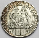 100 zł złotych 1966 Mieszko Dąbrówka Millenium