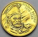 2 zł, złote 1997 Stefan Batory PIĘKNA POŁYSK