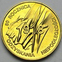 2 zł, złote 1998 Niepodległość