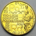 2 zł, złote 1998 Skłodowska Polon i Rad