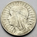 10 zł złotych 1932 Głowa kobiety, babka, Polonia