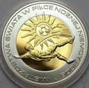 10 zł złotych 2006 Niemcy MŚ, PLATEROWANA AU