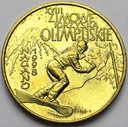 2 zł złote 1998 Nagano Zimowe Igrzyska Olimpijskie