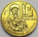 2 zł, złote 1999 Jan Łaski Reformator Kościoła