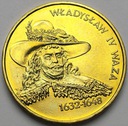 2 zł, złote 1999 Władysław IV Waza BARDZO ŁADNA