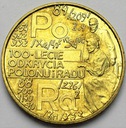 2 zł, złote 1998 Skłodowska Polon i Rad