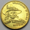 2 zł, złote 1999 Władysław IV Waza