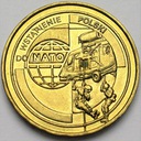2 zł, złote 1999 Wstąpienie Polski do NATO