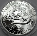 20 zł złotych 2009 Jaszczurka Zielona PIĘKNA