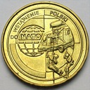 2 zł, złote 1999 Wstąpienie Polski do NATO