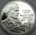 10 zł złotych 2002 Generał Władysław Anders
