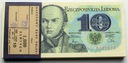 Paczka 100 x 10 zł złotych 1982 Bem seria L