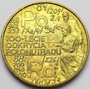 2 zł, złote 1998 Skłodowska Polon i Rad