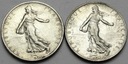 LOT 2 x 2 Franki Francja INWESTYCJA SREBRO