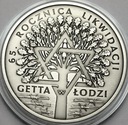 20 zł złotych 2009 65.r Likwidacji Getta w Łodzi