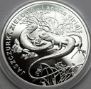 20 zł złotych 2009 Jaszczurka Zielona PIĘKNA