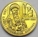 2 zł, złote 1999 Jan Łaski Reformator Kościoła