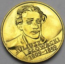 2 zł, złote 1999 Juliusz Słowacki