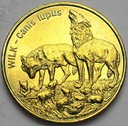 2 zł, złote 1999 Wilk Wilki PIĘKNA POŁYSK
